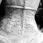 Hochzeitskleid Rückansicht